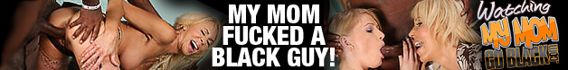 Mom fucks black cock in front of son and daughter